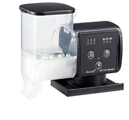Crevyteg Automatic Fish Feeder, 500mI Auto Fish Food Dispenser Goldfish Tank Food Timer Dispenser Feeder for Fresh and Cold Water Aquariums Fish Tank（Without Battery） AF250B One