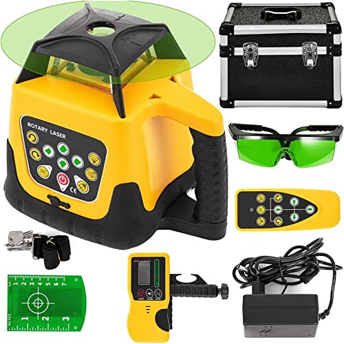 XNYXLPP 360° Rotating Laser Level Kit Self Leveling 500m Vertical Horizontal Transverse Measuring Tool Construction