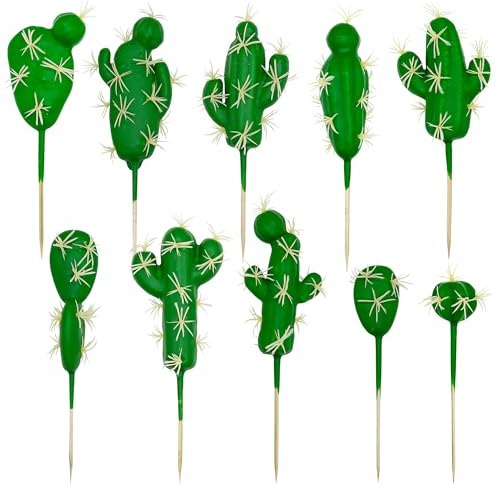 Cayway 10 PCS Succulente Artificielles Plantes Artificielle Cactus, Succulentes Artificielles Décoration pour La Maison Jardin Intérieur Décoration