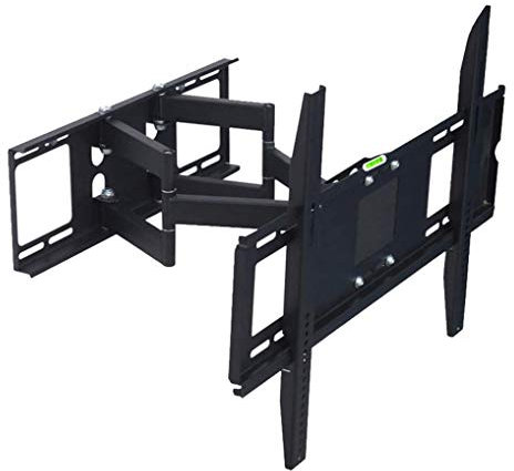Supporto da parete per TV con doppi bracci snodati, girevoli, inclinabili e rotanti per la maggior parte dei televisori LED, LCD, OLED piatti e curvi da 32-60 pollici, supporta fino a 88 libbre