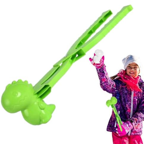 Generisch Schneeballmacher,Schneeballmacher - Weihnachtshase Dinosaurier Schneeballform | Winterspielzeug, lustige Schneespiele, Schneeball-Clip für Winterspiele im Freien, Schneeschlacht für Kinder