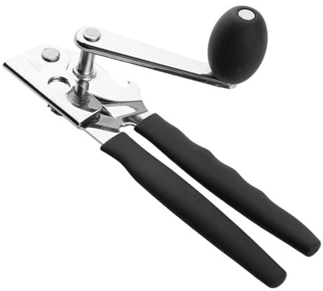 yanzisura Apriscatole manuale, apriscatole a manovella - Apriscatole da cucina a manovella - Comoda maniglia, apri multifunzionale in acciaio inossidabile per cucina da campeggio