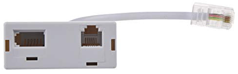 Hxhsgmeh RJ45 Plug to RJ11 BT Socket Splitter Telephone Adapter