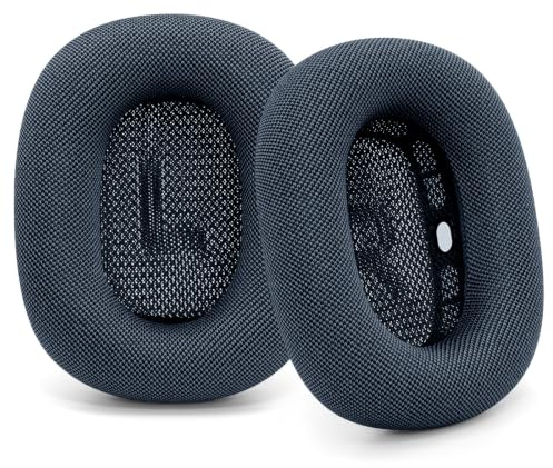Ohrpolster für AirPods Max 2024-Version, Netzstoff-Ersatz mit starken Magneten für Apple Over-Ear-Kopfhörer, verbesserte Abdeckungen (Mitternachtsblau) | Kopfhörer-Ohrpolster mit verbessertem Magnet-Silikongel (Mitternacht)