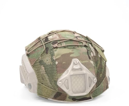 Tactical Helmet Cover for Ops-Core SF,Bump Helmet in L/XL,Airsoft Hunting Gear Outdoor (MC)