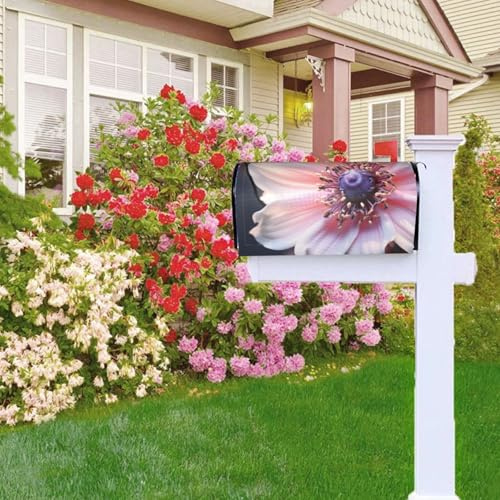 Coperture per cassette postali con fiori e fiori di benvenuto magnetici, impermeabili, resistenti alle intemperie, copertura per cassetta delle lettere per casa, giardino, 64,8 x 53,3 cm