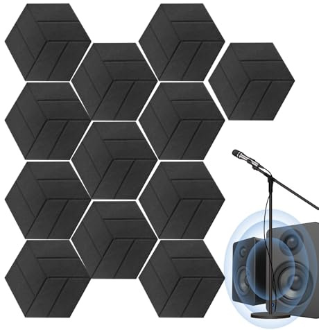 Akustikplatten, selbstklebende Akustikplatten für Wände, geräuschdämpfende Platte, hohe Dichte, für Badezimmer, Spielzimmer, Wohnzimmer, Schlafsaal, Heimkino, Schlafzimmer