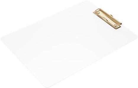 SHINEOFI Presse-papiers Transparent Multi-fonction Rigide pour Bureau et Étudiants Support Écriture Solide Dossier Organiseur Polyvalent pour Documents et Notes