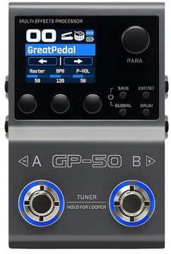 Versatile & Stable Electric Guitar Effects Device Strong User Friendly Multiple Effects Battery Powered for Device Tone Control