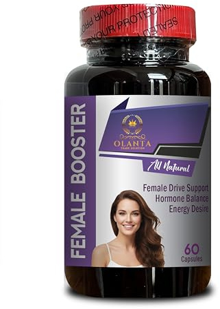 OLANTA TRADE SOLUTION Feminine Vitality Support with Black Cohosh Root, Sage Leaf & Wild Yam | Botanical Balance Formula with Soy Isoflavones & Red Clover – 1 Bottle 60 Counts