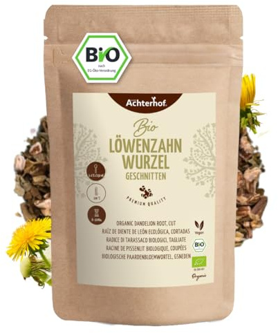 BIO Löwenzahnwurzel getrocknet geschnitten (100g) Löwenzahn-Wurzel-Tee vom-Achterhof - dandelion root cut organic