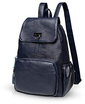 NICOLE & DORIS Damen Lederrucksack Lässiger Damenrucksack für Damen Rucksackbeutel für Damen