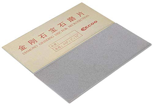 Oumefar Thin Plate Polishing Tool Square Grinding Knife Tool Sharpening Stone Whetstone (150 Grit)