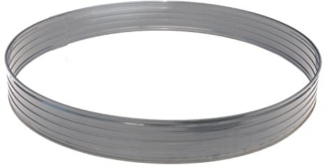 Green-Split Baumring aus beschichtetem Stahlblech 0.9m Braun | Baumumrandung | Pflanzringe | Beeteinfassung | Rasenkante