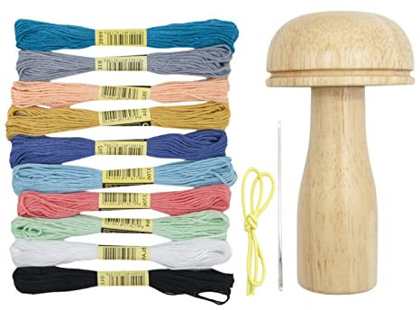 Zasdvn Stopfzubehör-Set – Stopfnadeln zum Ausbessern, Reparaturnadel-Set mit Garn und Gummiband im Lieferumfang enthalten