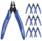 Vegena Coupe-fils: 10 Pièces Minicoupe-fils Haute Performance, Coupe-précision, pour Modélisme et Création de Bijoux (Bleu)