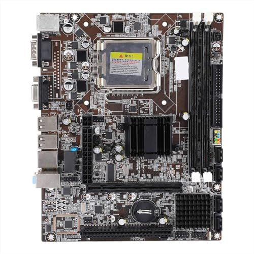 Nuwo G41A Scheda Madre ATX LGA 775, Supporta Processori Intel Pentium 2th e 3th Gen, 2 Slot Ram DDR3, IDE, VGA, COM, LAN, PCI-e x16, Bulk