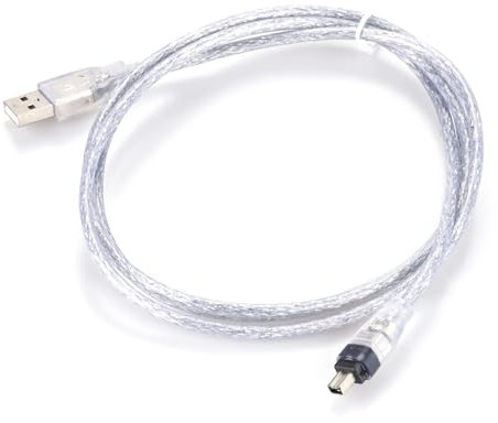 Cavo adattatore iLink di ricambio da 1,5 m, da USB maschio a Firewire IEEE 1394 maschio a 4 pin