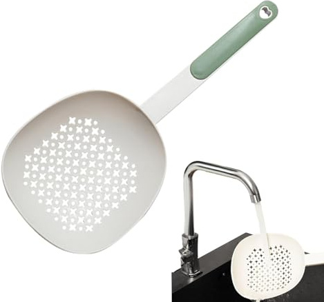 Espumadera para cocinar, cuchara de espuma para cocinar, resistente al calor, con gran capacidad, cuchara de pasta para la cocina doméstica, cuchara de, colador, resistente a altas temperaturas