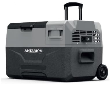 ANTARION Glacière à Compression 12/24V/230V + Batterie - 30L - Camping-Car
