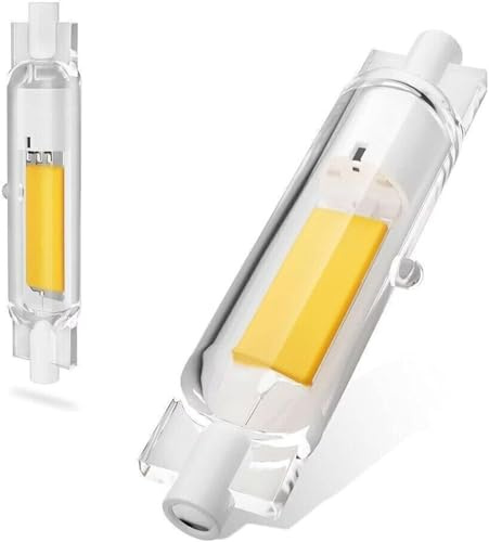 Hsientpe R7S LED 78mm Dimmbar,20W R7S 78mm Ersatz für 200W Halogenstab,Led Leuchtmittel Warmweiß 3000K 2000LM,Kein Flackern,360°Abstrahlwinkel,2er Pack