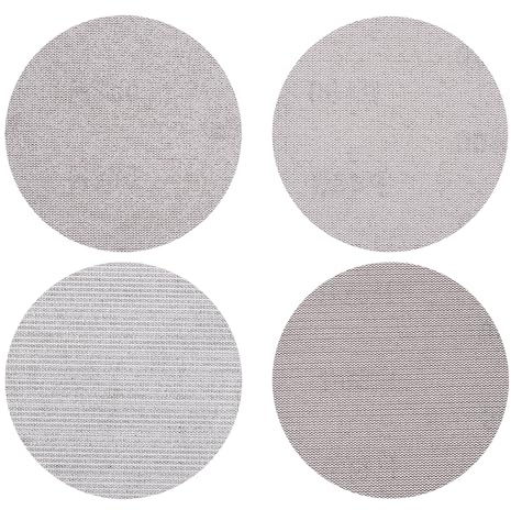 sourcing map Lot de 20 disques abrasifs en maille de 125 mm, grain 320/400/600/800, sans poussière, pour cloison sèche, mastic et sol