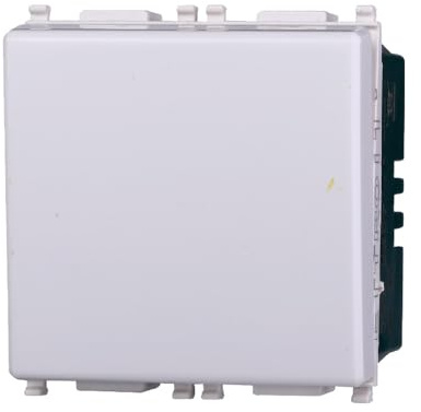 Elektronova Interruttore 2P 2 moduli 16A Unipolare Bianco compatibile Vimar Plana 3202