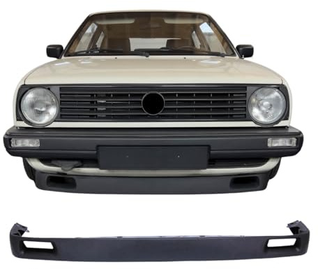 Spoiler Lèvre Jupe Inférieure Pare-Chocs Avant CL Noir Mat Pour VW Golf 2 Jetta
