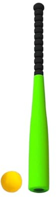 KESOTO Baseball Set mit Schläger Und Ball Aus Schaumstoff, 64 cm, für Freizeit & Training Im Park, ideal für Hobbyspieler & Athleten, Grün