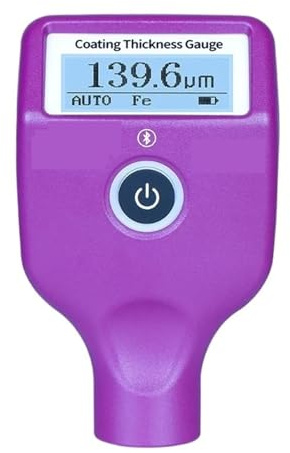 Spessimetro Vernice, Misuratore di spessore della vernice for auto, controllo del rivestimento automatico, identificazione dello stucco ferroso con schermo a tre colori e girevole