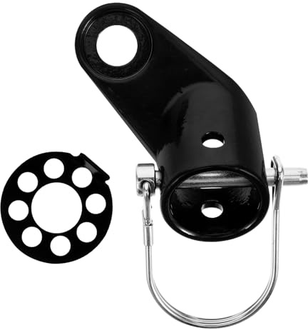 DECORNIJIA Enganche para Remolque de Bicicleta de Acero Resistente Cabezal de Tracción Seguro y Duradero Conector para Remolques Infantiles y Bicicletas de Montaña Accesorio Práctico para