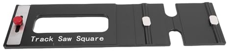 OVAQUIXI Track Saw Square, 90 Grad Aluminiumlegierungs-Führungsschiene für Holzbearbeitung Kreissäge Schneidwerkzeug 34x9cm/13.4x3.5in