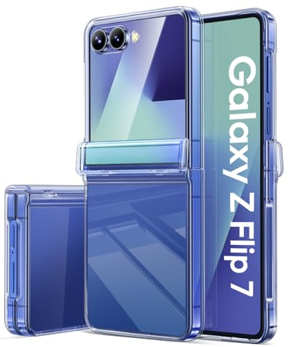 SIXBOX für Samsung Galaxy Z Flip 7 Hülle,【Anti-Vergilbung】,Klar