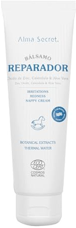 Alma Secret Crema rojeces multiusos o de Pañal con Óxido de Zinc, Caléndula & Aloe Vera - ECOCERT COSMOS NATURAL 100 ml