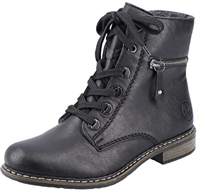 Rieker 71208 femme Botte tendance, Noir, 40 EU