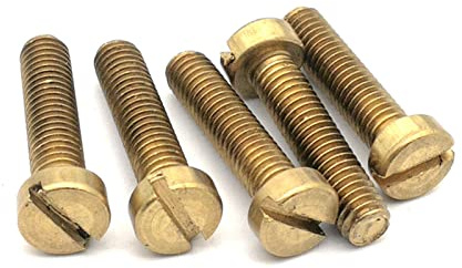 Messing geschlitzte Zylinderschraube Messingschraube Schraube M2 M2.5 M3 M4 M5 M6 M8 Reparaturschrauben Befestigungselement