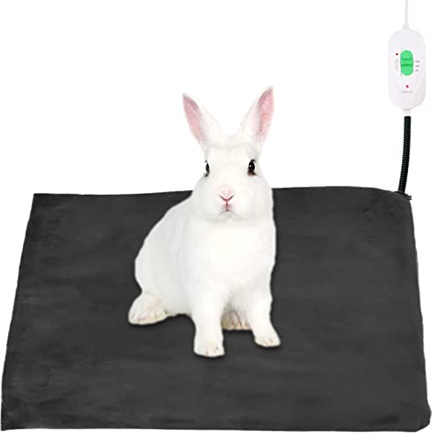Hileyu Pet Heating Pad Waterproof Dog Electric Blanket Heated Cat Beds for Indoor Cats with Durable Anti-bite Tube for Cats and Dogs Puppy Hamster Rabbit Guinea Pig,45x45cm