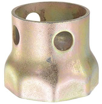 sourcing map Husillo Tuerca Zócalo 110mm 8 Punto Rueda Rodamiento Contratuerca Zócalo