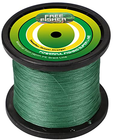Amur Leopard 4 Fach PE Geflochtene Angelschnur 8-80LB Angelschnur Geflochten und Flexibel Angel Schnur 1000M