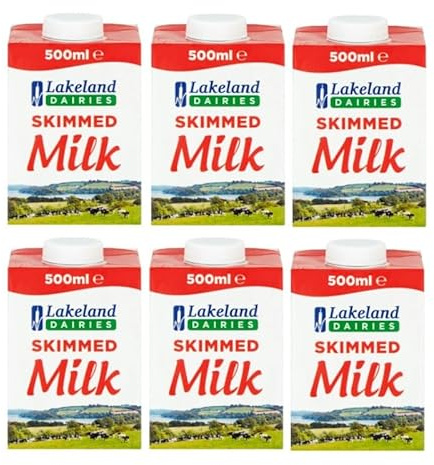 6 x 500ml Dairies UHT Skimmed Milk Long Lasting