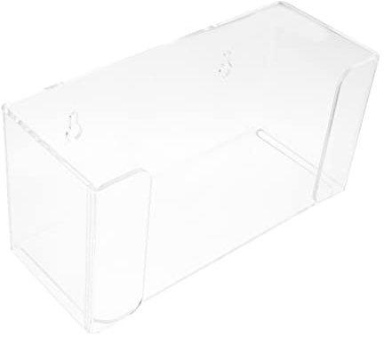 Gatuida Acrylic Storage Box for Wall-mounted Tissue Box for Mask Storage Holder Use As Home Gloves Container for Bathroom Office Organization