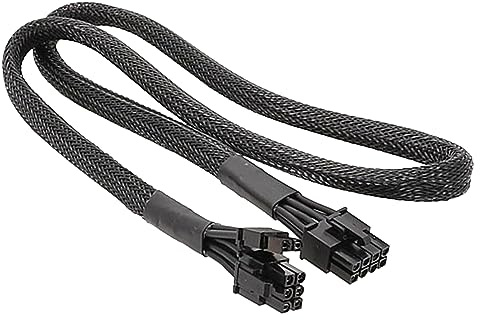 Cable Modular de 8 Pines (6+2) para RM650X RM750X RM850X RM1000X GPU PCIe a CPU - Tarjeta Gráfica Cable de Alimentación 18 AWG