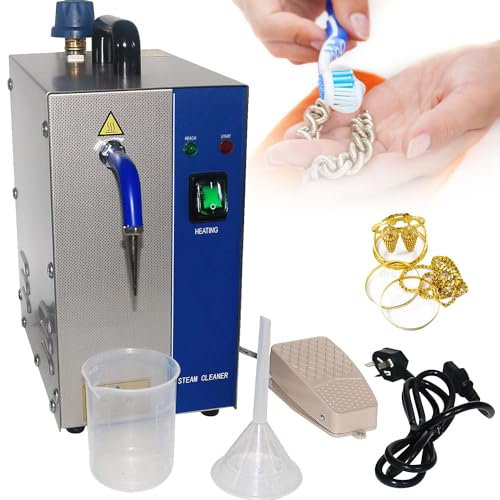 GBHJJ Limpiador de Joyas a Vapor MáQuina de Limpieza, MáQuina Limpiadora a Vapor Profesional para Gemas, Equipo de Limpieza a Vapor, para Limpiar Joyas, Joyas de Plata y Oro,2L-110V