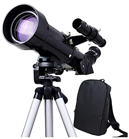 Teleskop, astronomisches Refraktor-Teleskop, Stativ und Sucherfernrohr – tragbares Reiseteleskop für einen Jungen Astronomen für Kinder und Anfänger