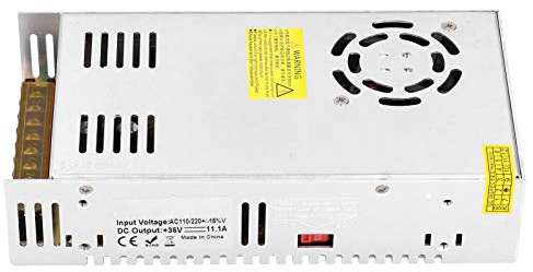 Fuente de Alimentación Conmutada 400W 36V 11A Equipo de Enrutador CNC de Acero Inoxidable de Alta Potencia