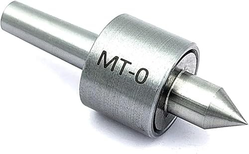 Buyohlic Mini Lathe Double Bearing Live Revolving Center MT0