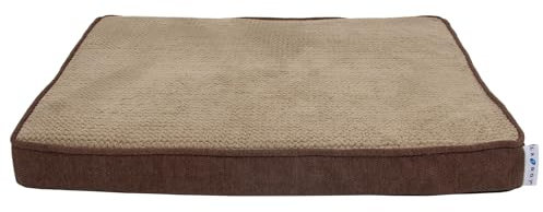 La-Z-Boy Petmate Bentley Orthopädisches Schaumstoff-Hundebett für kleine Hunde, 63,5 x 50,8 x 6,6 cm, für Hunde bis zu 11,3 kg, mit stützendem Schaumstoff, strapazierfähig, abnehmbar, waschbarer