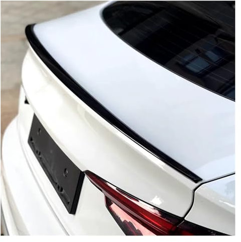 Auto Spoiler Wing Für A5 Für S5 2017-2023 Auto Heckspoiler ABS Material Grundierung Farbe Auto Heckflügel Dekoration Spoiler Flügel(White)