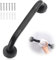 Bathroom Grab Bar, 30M Black Stainless Steel Shower Hand Rail, Anti Bathroom Grab Rail, Shower Safety Handle Grab for Kitchen Bedroom Bathtub Shower and Steps(Black)