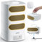 Separabile Termoventilatore, 1350w Stufetta Elettrica, 120° Oscillazione, Protezione Contro Surriscaldamento e Ribaltamento, con Telecomando, può Essere Combinato e Separato per Camera Da Letto
